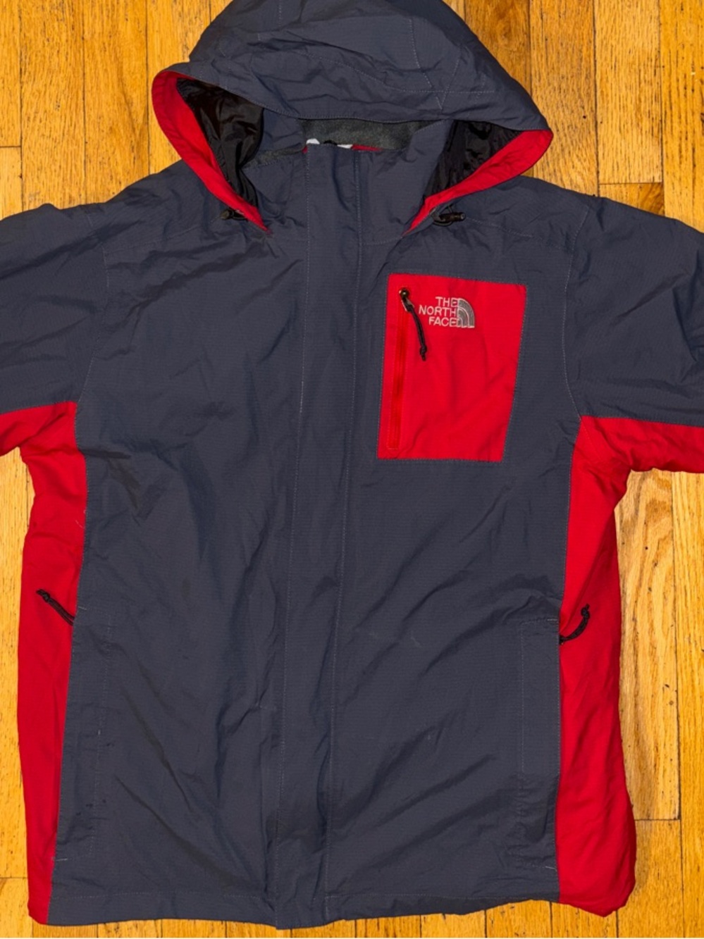 The North Face Triclimate 3-in-1 Jacket - Grey & Red - Medium